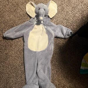 Gray Elephant Kids Costume